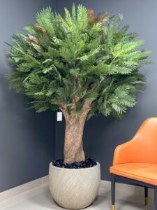 Transform any room with our stunning Artificial Ghaf Tree with Dense Green Foliage. It brings a touch of nature indoors. Order yours today!