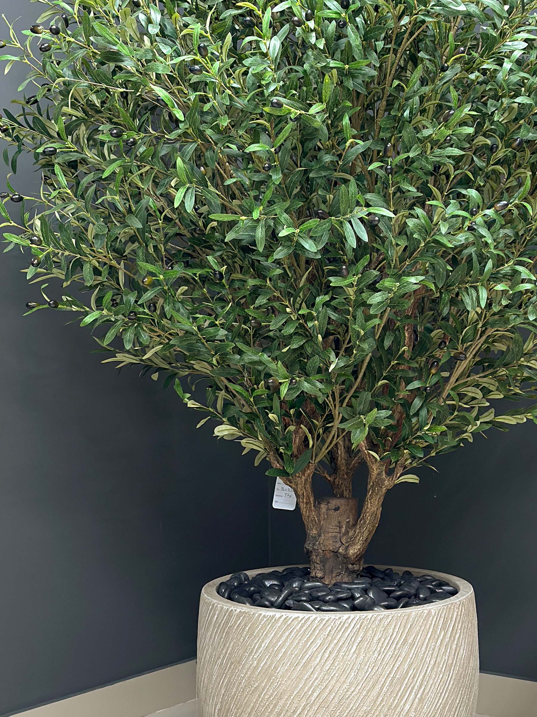 9443(2) Create a serene atmosphere with our Artificial Olive Tree. Its impressive height and width bring Mediterranean charm without maintenance demands. 🏡