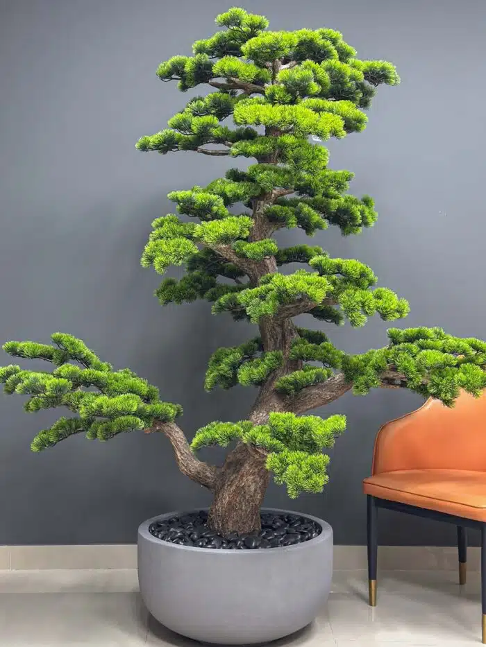 Large Artificial Bonsai Tree | Lifelike Statement Dcor