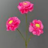 artificial flower arrangements in Polished Gold Vase زهور صناعية