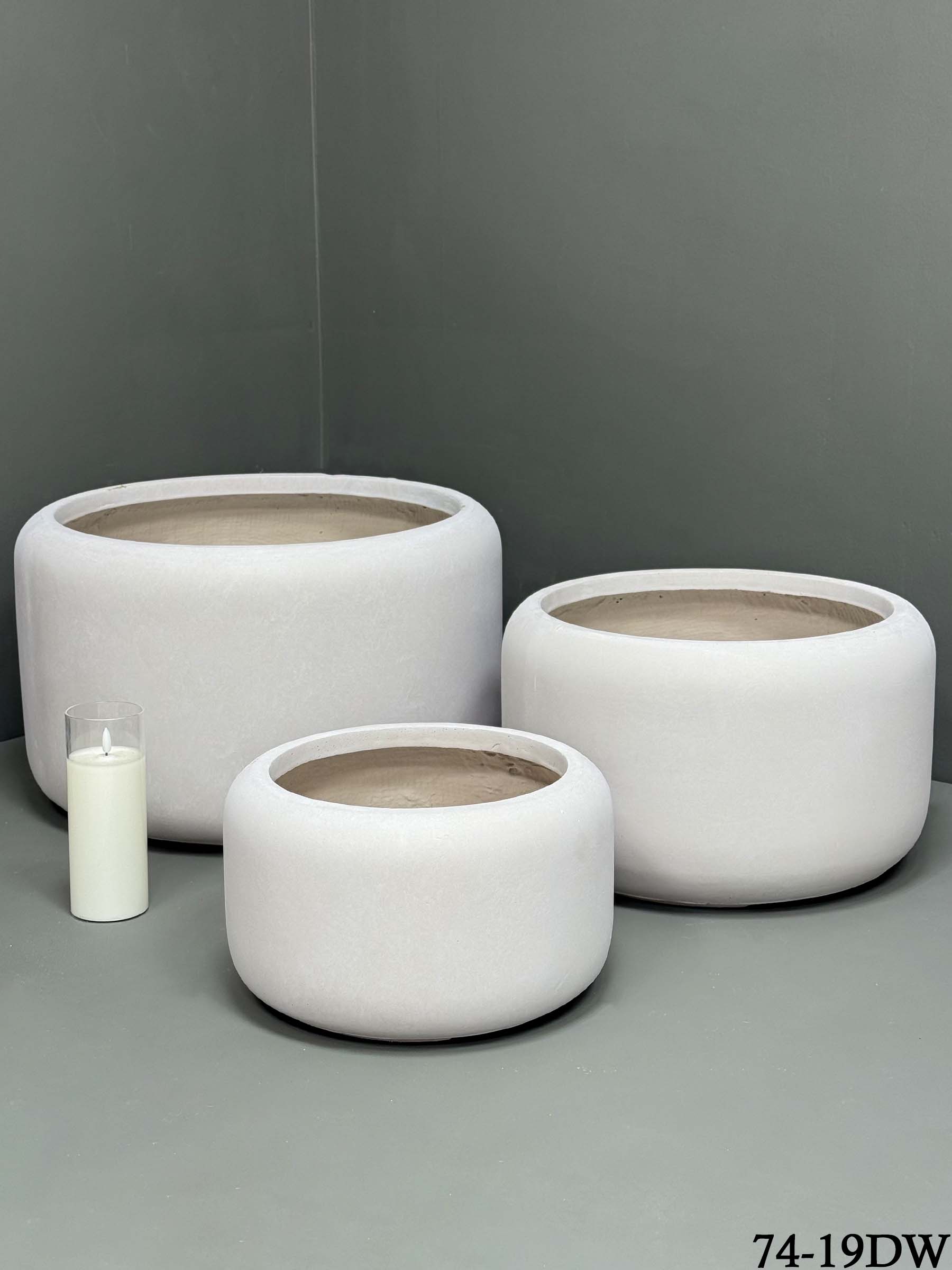 Fibre clay Pot - Durable Indoor/Outdoor Pots