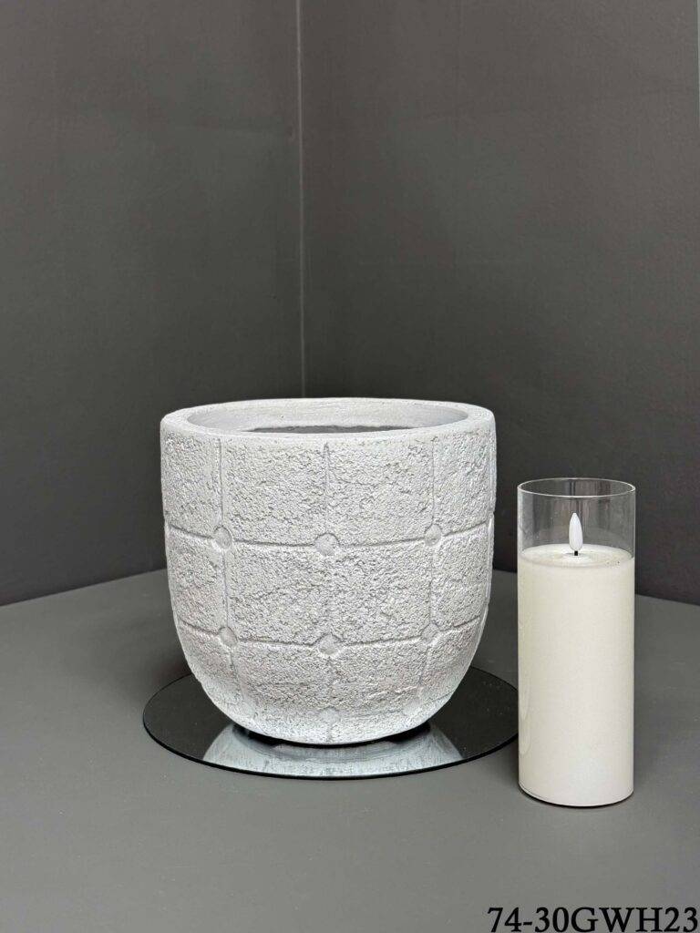 Fibre clay Pot - Durable Indoor/Outdoor Pots