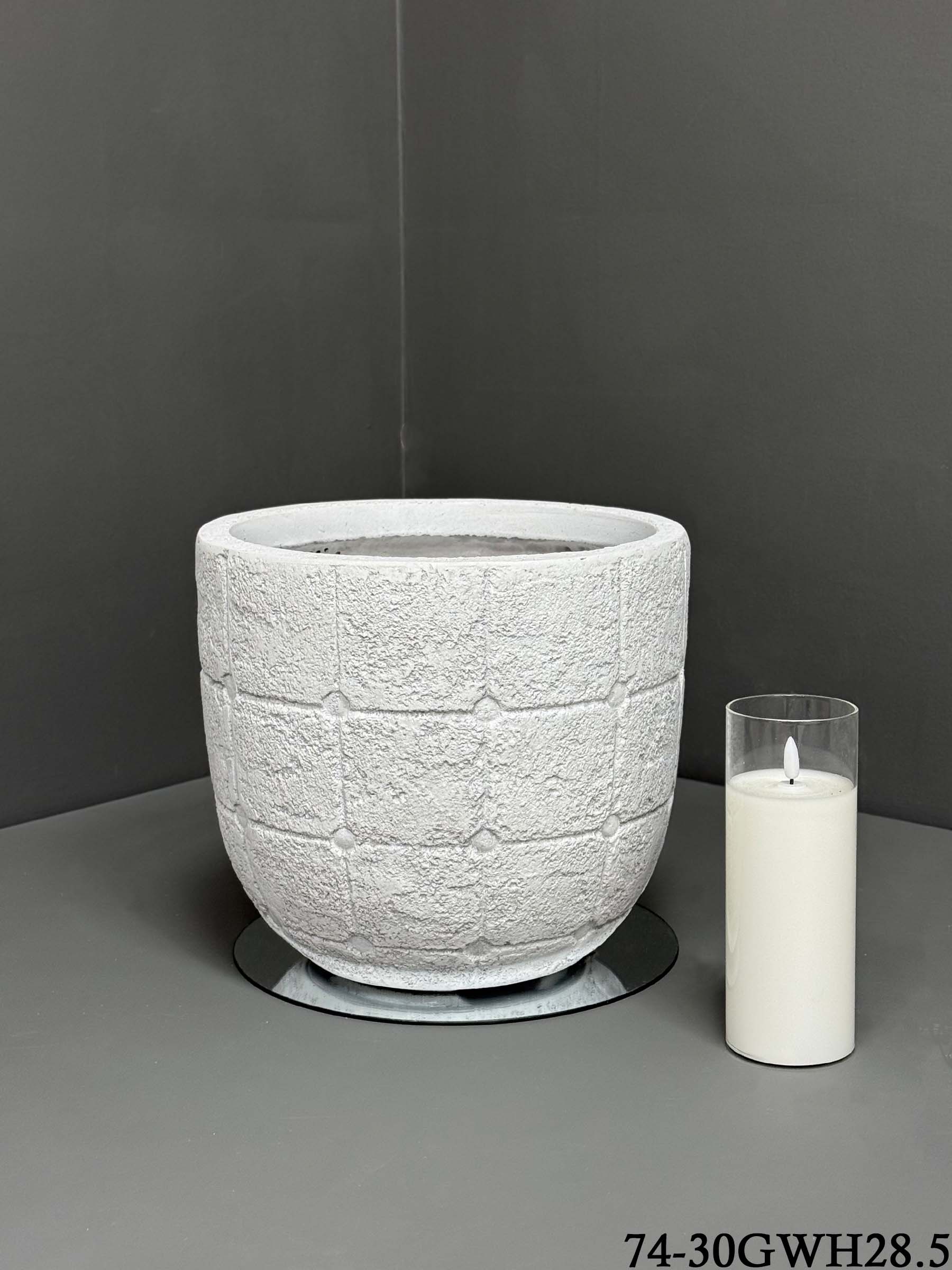 Fibre clay Pot - Durable Indoor/Outdoor Pots