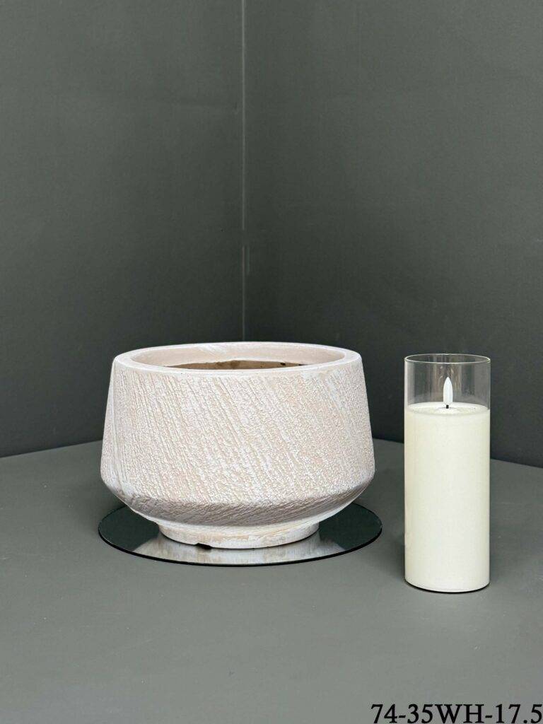 Fibre clay Pot - Durable Indoor/Outdoor Pots