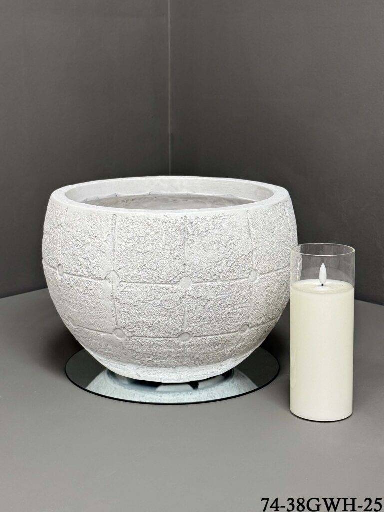 Fibre clay Pot - Durable Indoor/Outdoor Pots