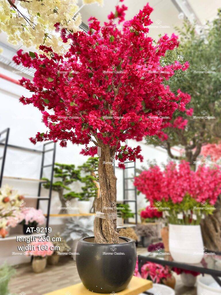 Artificial Bougainvillea Tree in Pot – Indoor Decorative Tree UAE -9219