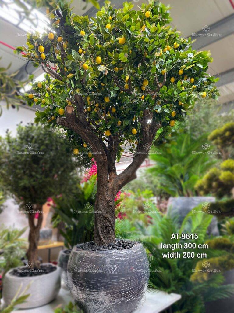 Artificial Lemon Tree 280 cm – Large Decorative Citrus Tree