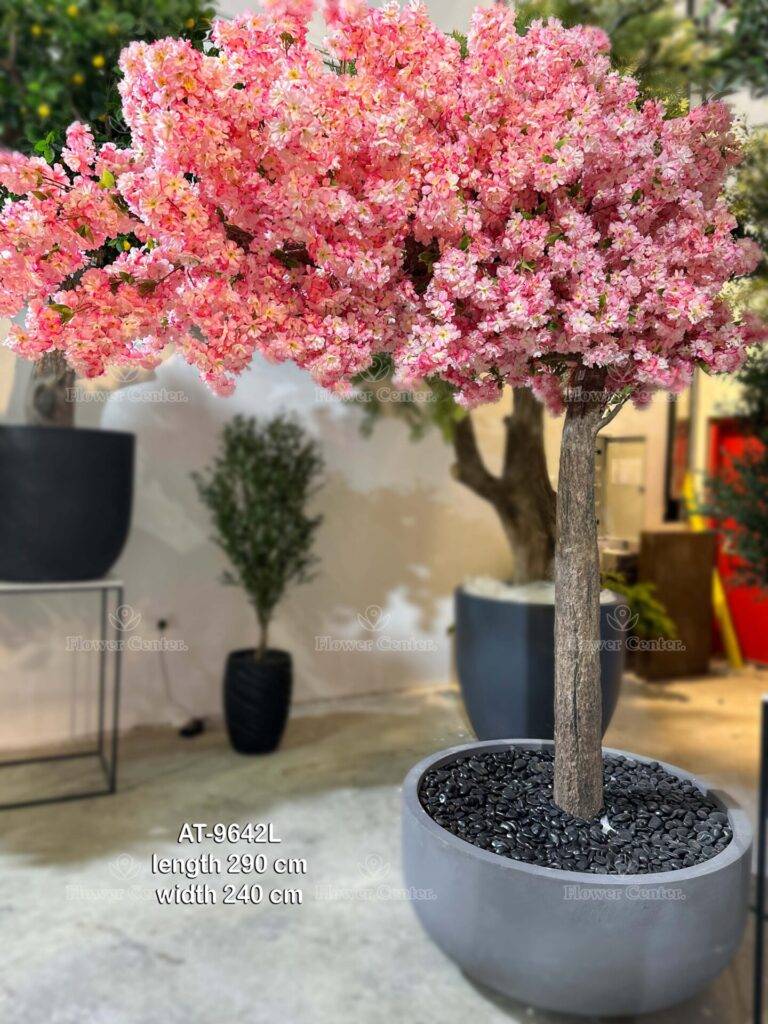 Artificial Cherry Blossom Tree 290 cm – Large Pink Sakura Tree - 9642