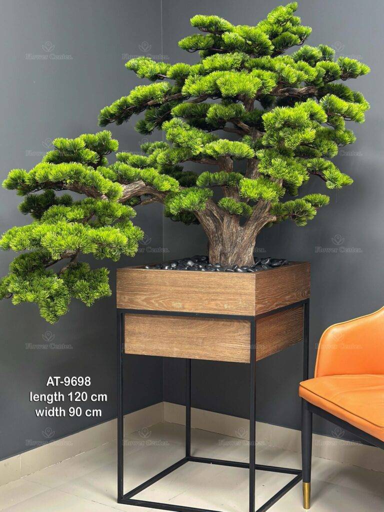 Artificial Bonsai Tree in Wooden Planter – 120cm - 9698