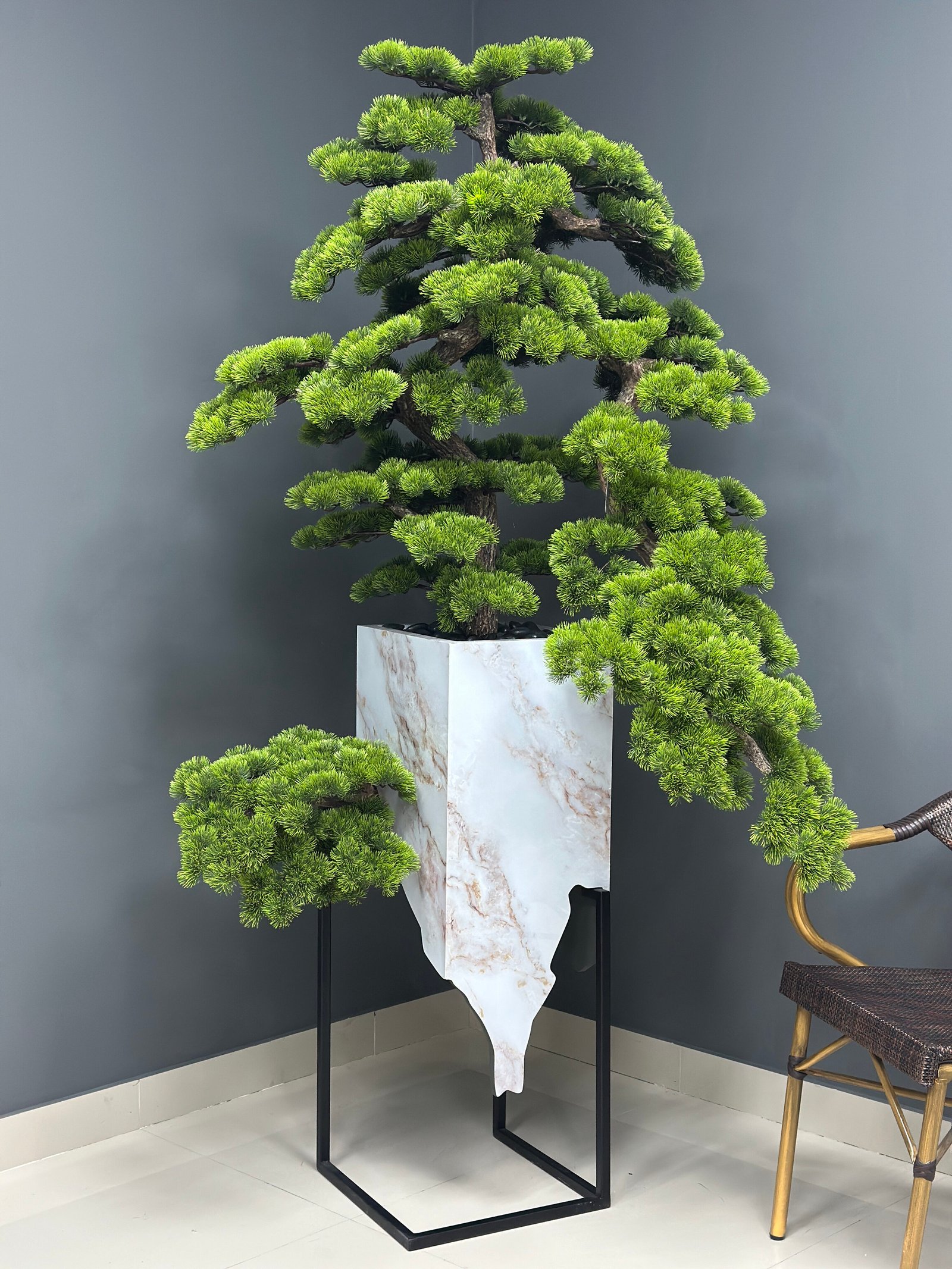 large artificial bonsai tree 195 cm indoor decorative tree