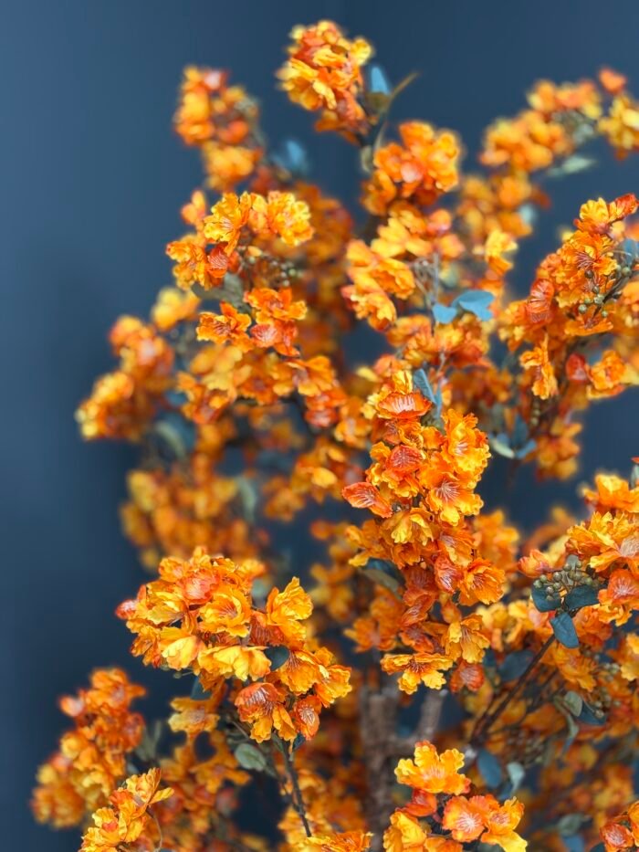 Artificial Cherry Blossom Tree 170cm – Premium Orange Decorative Indoor Tree