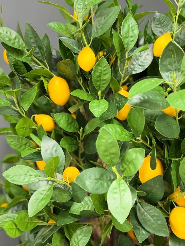 Artificial Lemon Tree 145cm – Large Decorative Citrus Tree 9314-1
