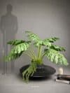 Artificial Monstera on Honeycomb Vessel