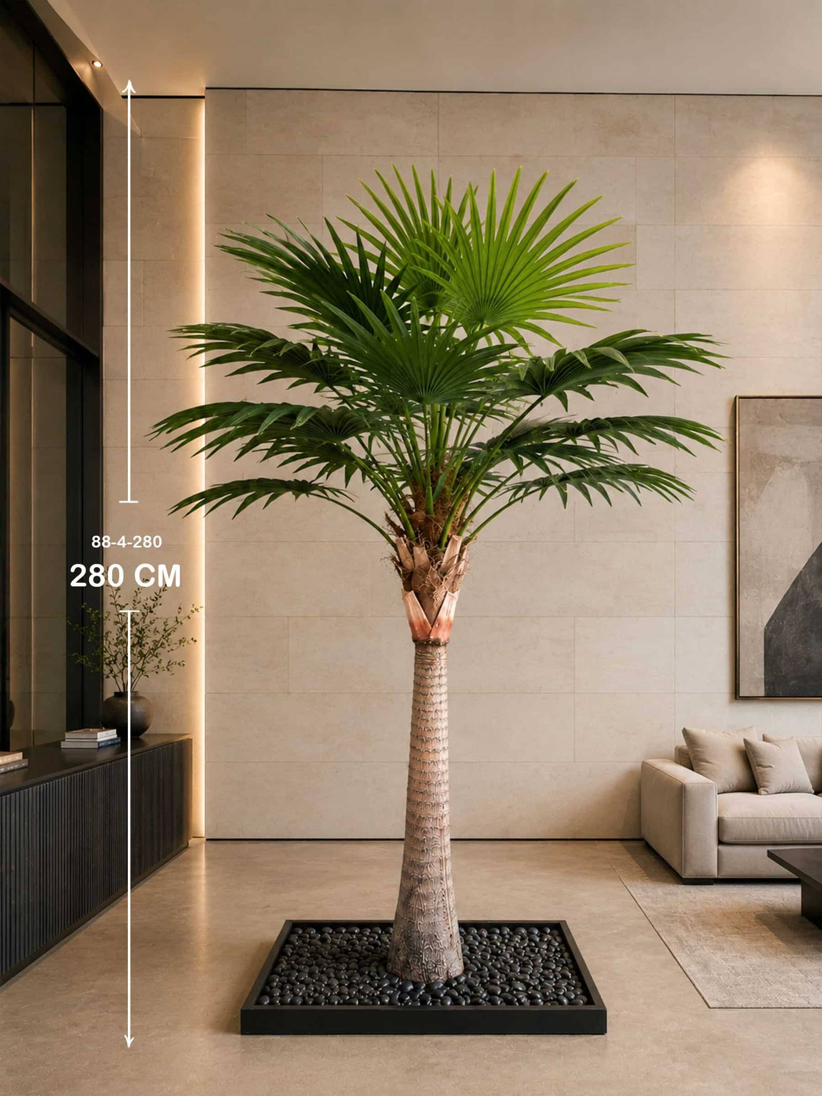 280 CM Premium Artificial Coco Palm Tree