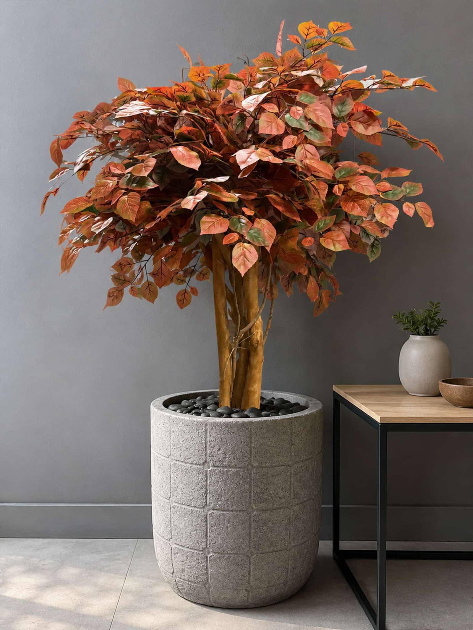 Artificial Decorative Tree with Autumn Leaves 120 CM