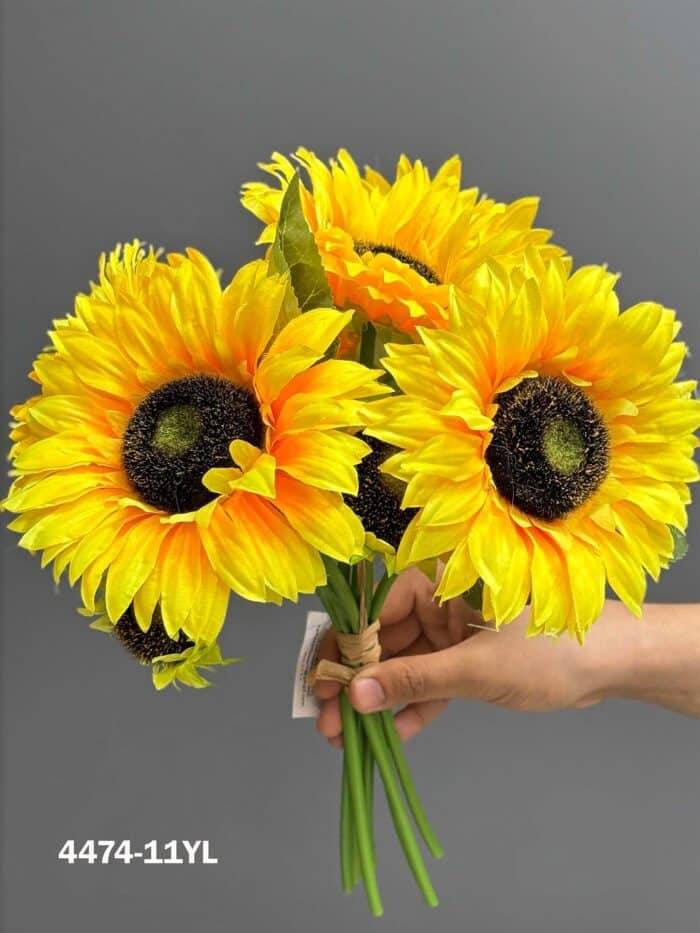 7F SUNFLOWER BUNCHES - 4474-11