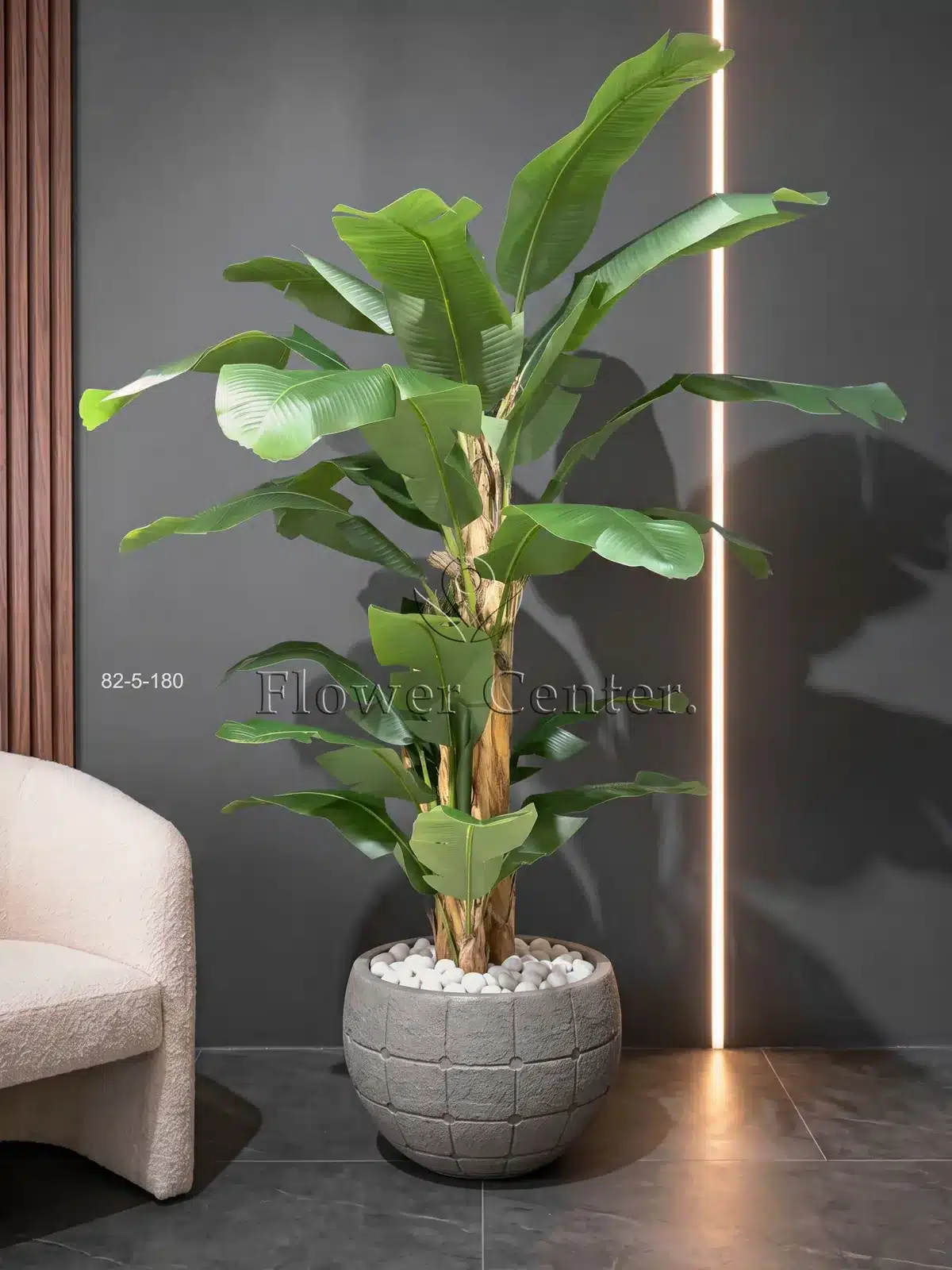 Artificial Banana Tree 180 cm – Broad Leaves, Natural-Look Trunk