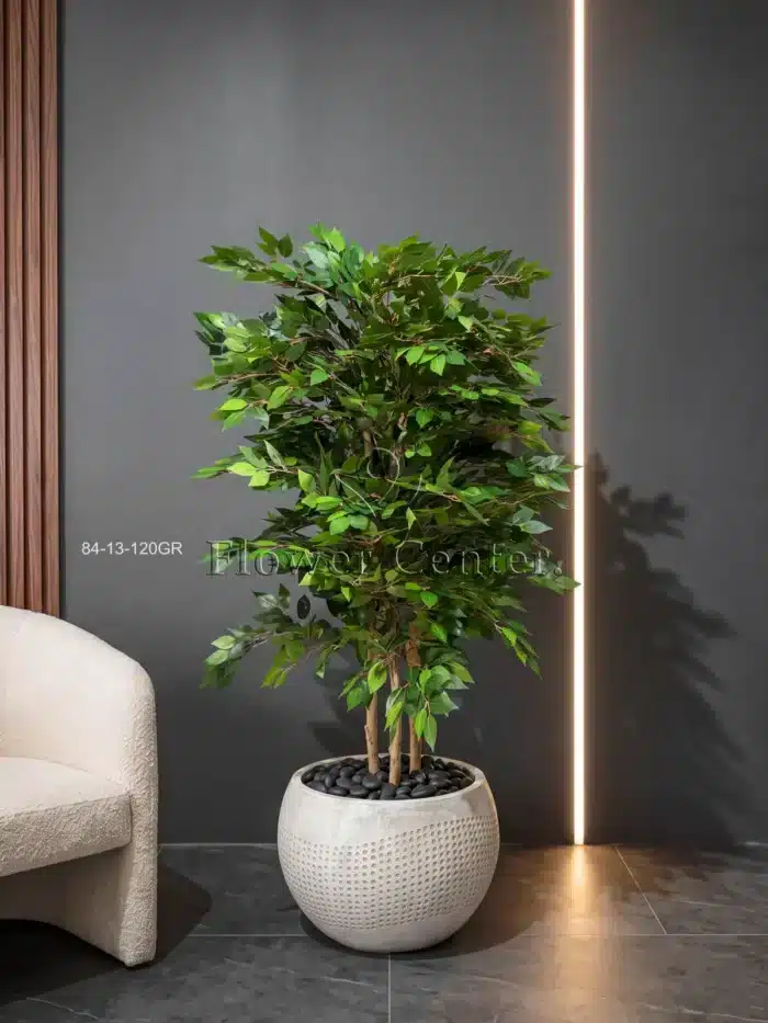 Artificial Ficus Tree 120 cm – Green Benjamina Leaves