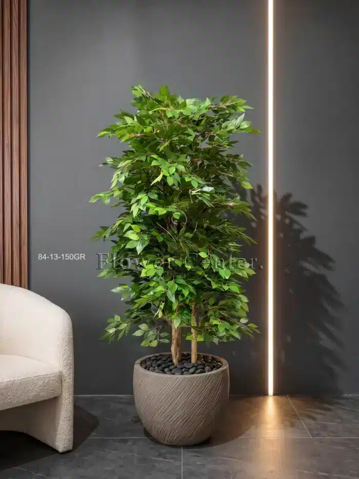Artificial Ficus Tree 150 cm – Green Benjamina Leaves