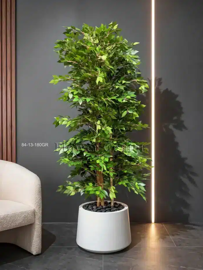 Artificial Ficus Tree 180 cm – Green Benjamina Leaves