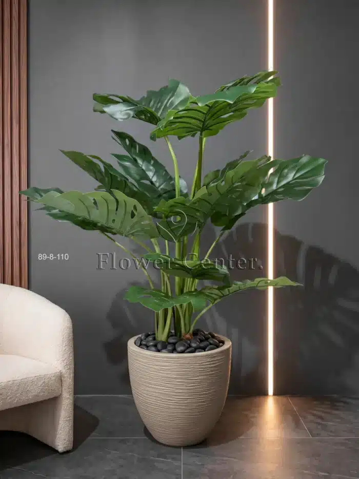 Artificial Monstera Plant 110 cm – Large Split Leaves