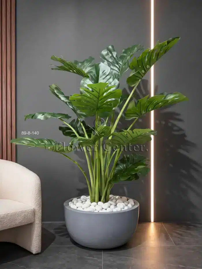 Artificial Monstera Plant 140 cm – Large Split Leaves