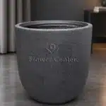 Charcoal Speckled Egg Fibreclay Planter 51 cm