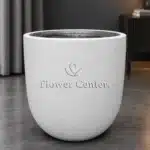 White Speckled Egg Fibreclay Planter 51 cm