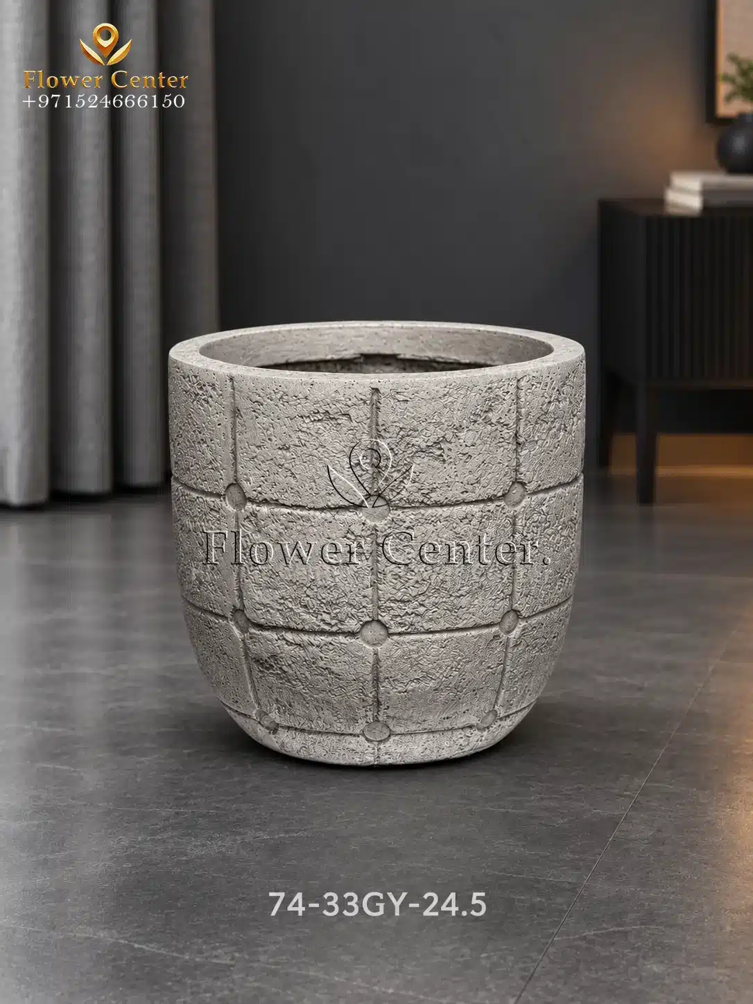 Fibreclay Pot - MA74-33GY-24.5