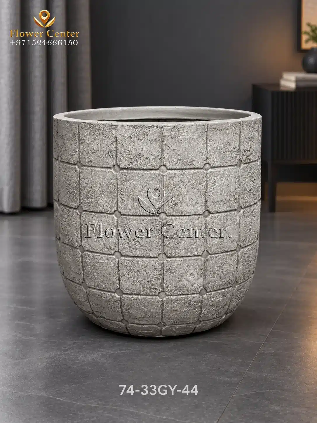 Fibreclay Pot - MA74-33GY-44