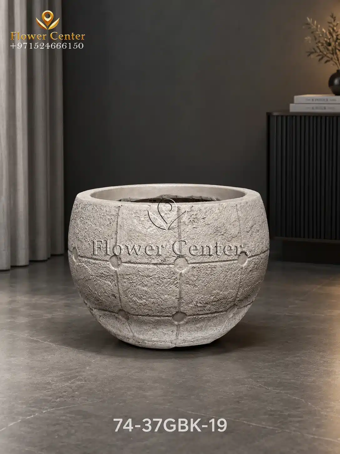 Fibreclay Pot - MA74-37GBK-19
