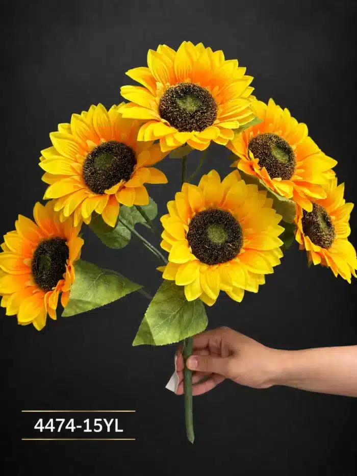 7F SUNFLOWER BUNCHES 4474-15